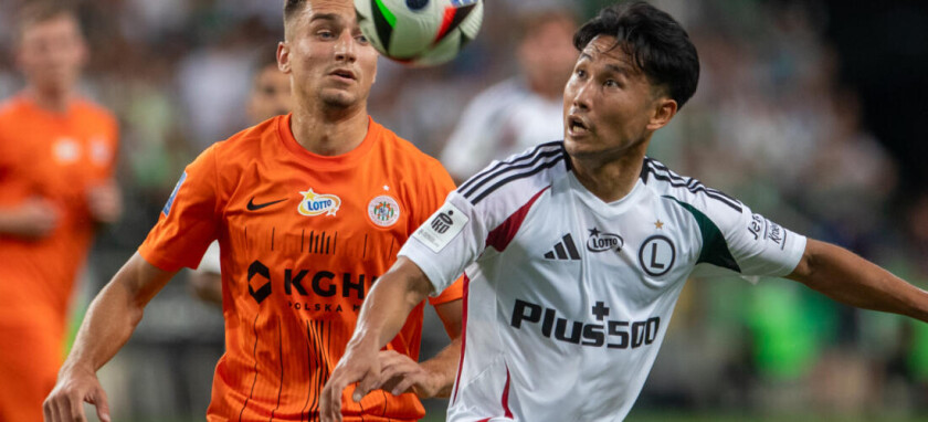 Legia - Zagłębie Ryoya Morishita Tomasz Pieńko
